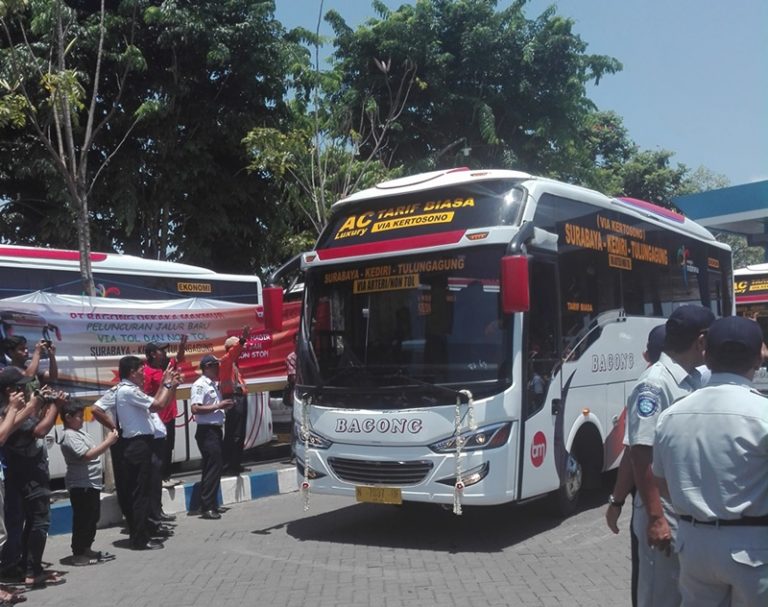 PELUNCURAN JALUR BARU BUS BAGONG