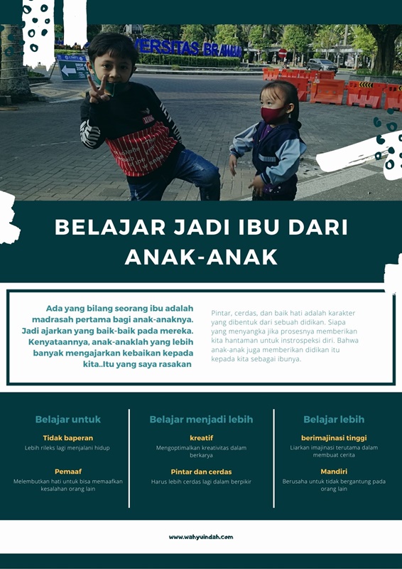 belajar jadi ibu dari anak anak