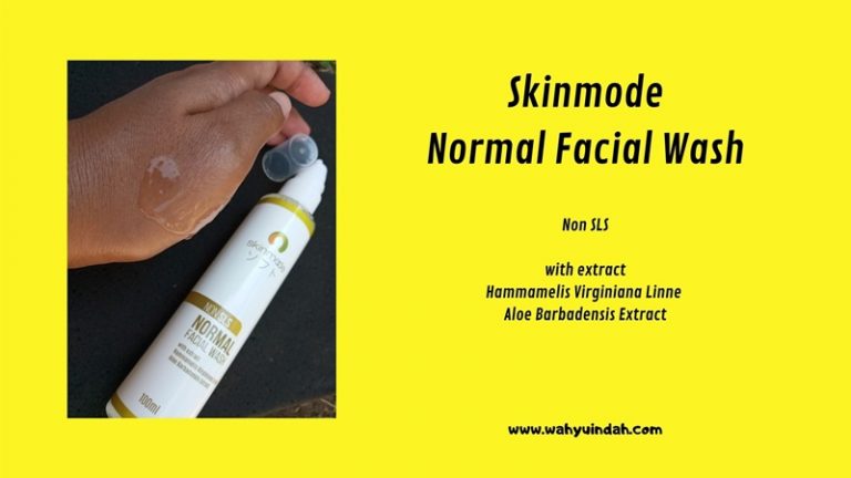 review skinmode normal facial wash