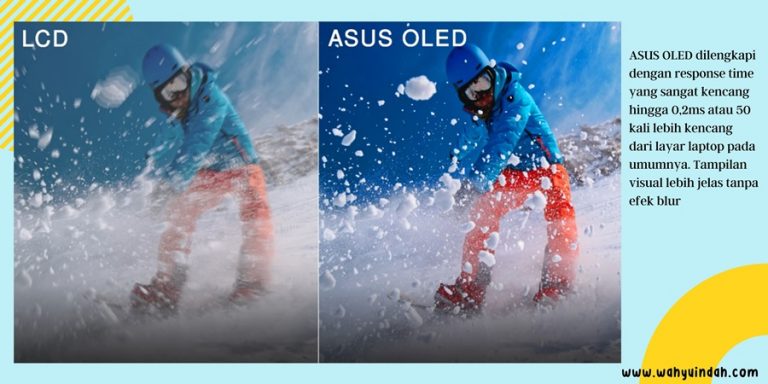 ASUS OLED gambarnya tidak blur