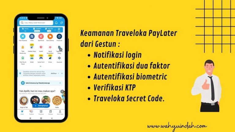 keamanan di Traveloka PayLater