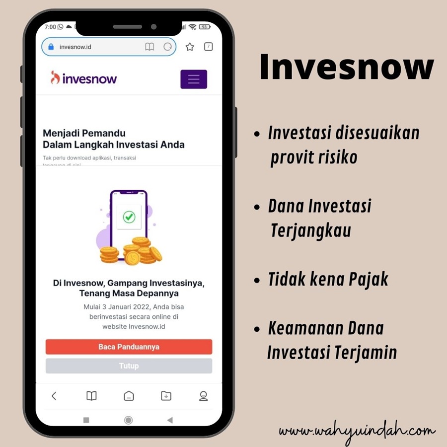 investasi reksa dana di invesnow