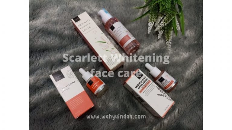 toner dan serum dari scarlett whitening