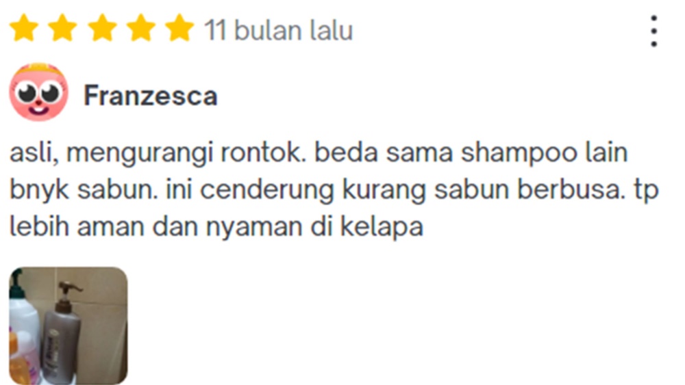 testimoni shampoo ONaomi