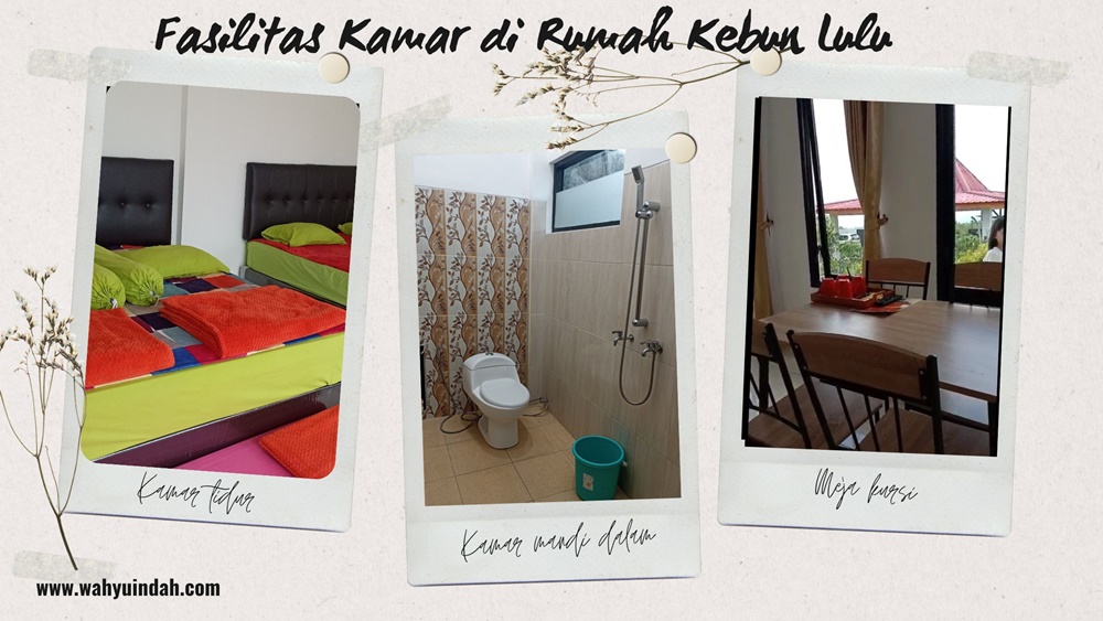 fasilitas kamar di rumah kebun lulu