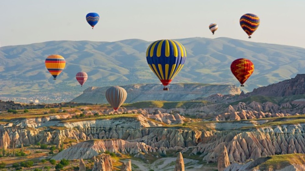 balon udara di Cappadocia 
