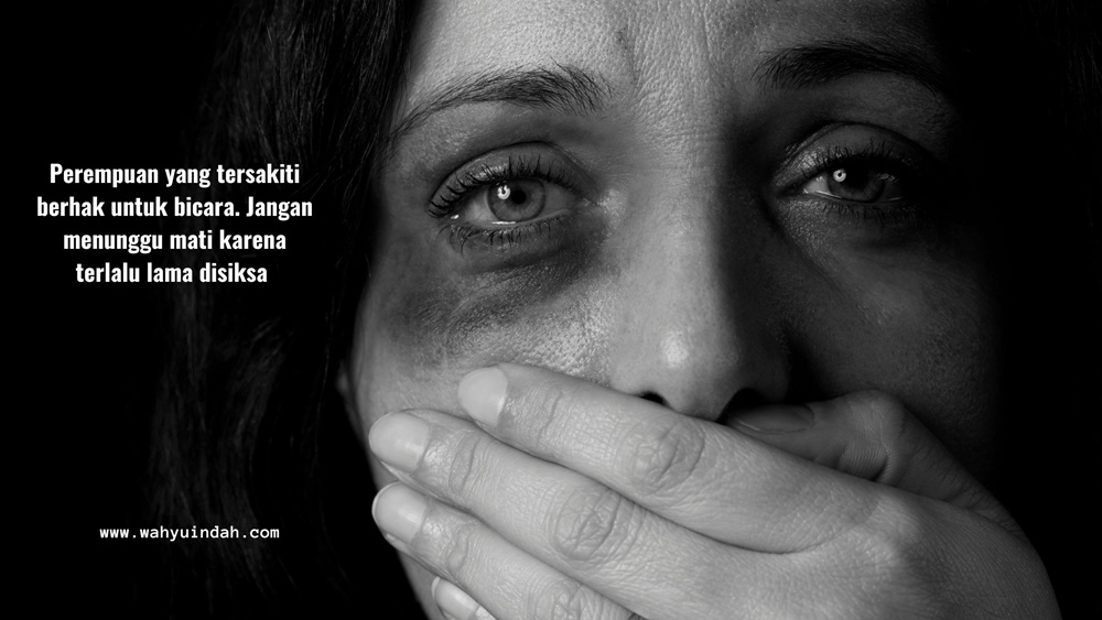 perempuan korban KDRT Berhak bicara