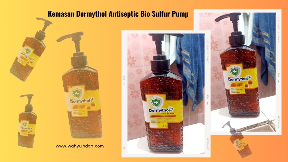 Dermythol Antiseptic Bio Sulfur pump