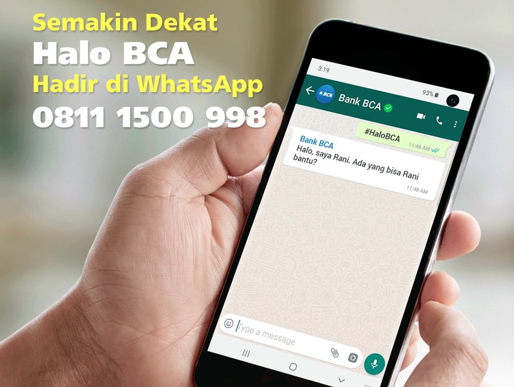 whatsapp BCA